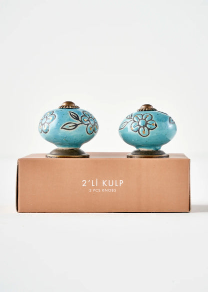Liam Kulp 4'lü Mavi (6,5x4x4 cm) - 3