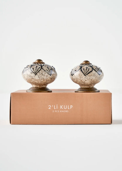 Leila Kulp 4'lü Krem (6,5x4x4 cm)