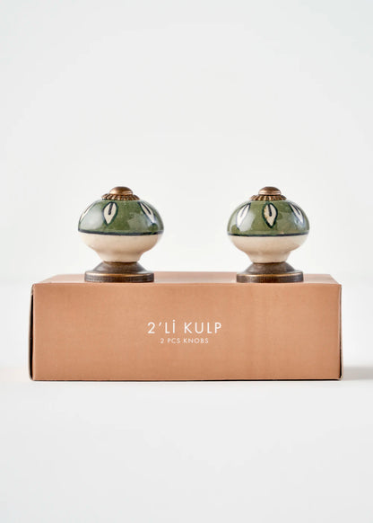 Ruth Kulp 4'lü Yeşil (6,5x3x3 cm)