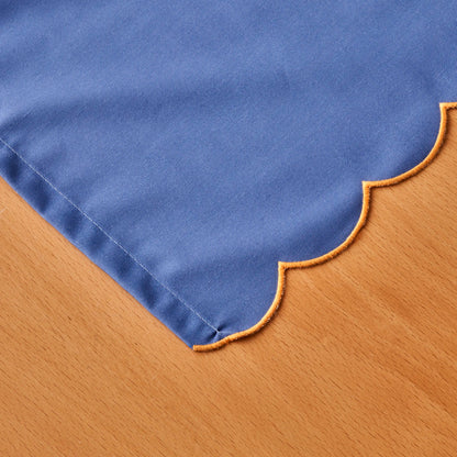 Marine Pamuklu Scallop Kenar Runner Mavi (50x150 cm) - 2
