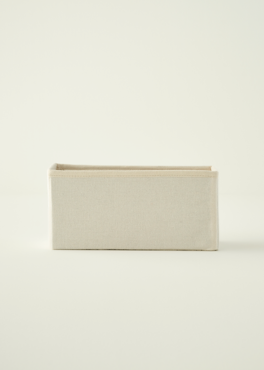 Ella Katlanabilir Organizer Sepet Naturel (28x13x13 cm)