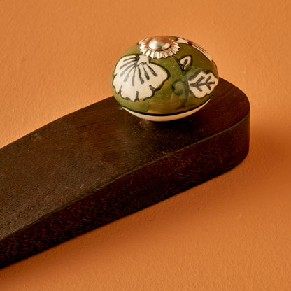 Leya Mango Ağacı Kapı Stoperi 2'li Siyah (16x4,5x5 cm) - 2