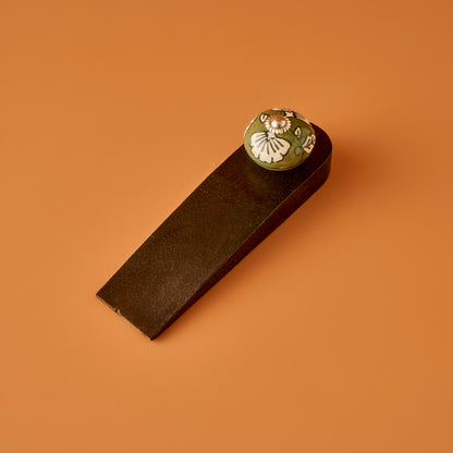 Leya Mango Ağacı Kapı Stoperi 2'li Siyah (16x4,5x5 cm) - 3