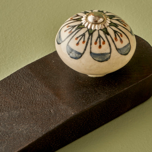 Eriella Mango Ağacı Kapı Stoperi 2'li Siyah (16x4,5x5 cm) - 2