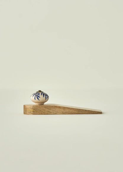 Maia Mango Ağacı Kapı Stoperi 2'li Naturel (16x4,5x5 cm)
