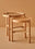 Bloom Zigon Sehpa Naturel (50x60-45x54 cm)