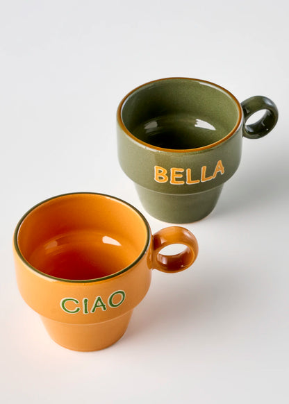 Line Espresso 2'li Set Hardal-Yeşil (105 cc) - 3