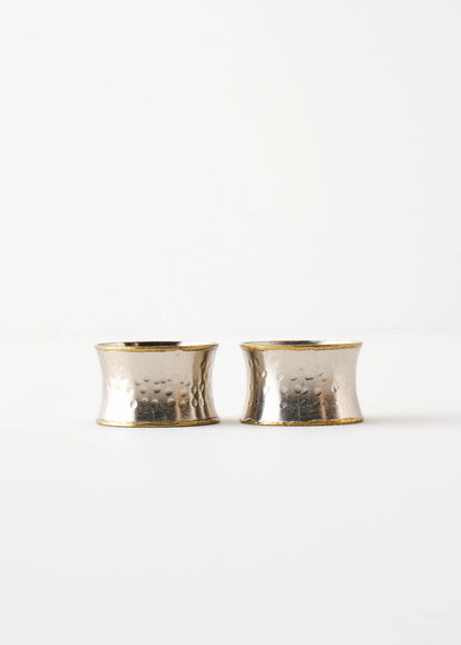 Lara Peçete Halkası 2'li Silver (4,5x4,5x3,5 cm)