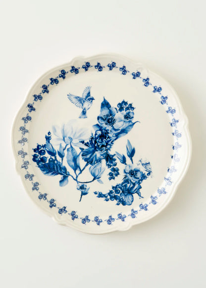 Vanessa Stoneware Sunum Tabağı Mavi (32 cm)