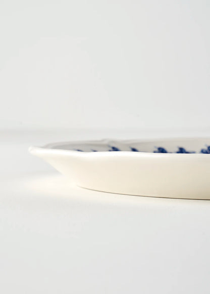 Vanessa Stoneware Sunum Tabağı Mavi (32 cm) - 3