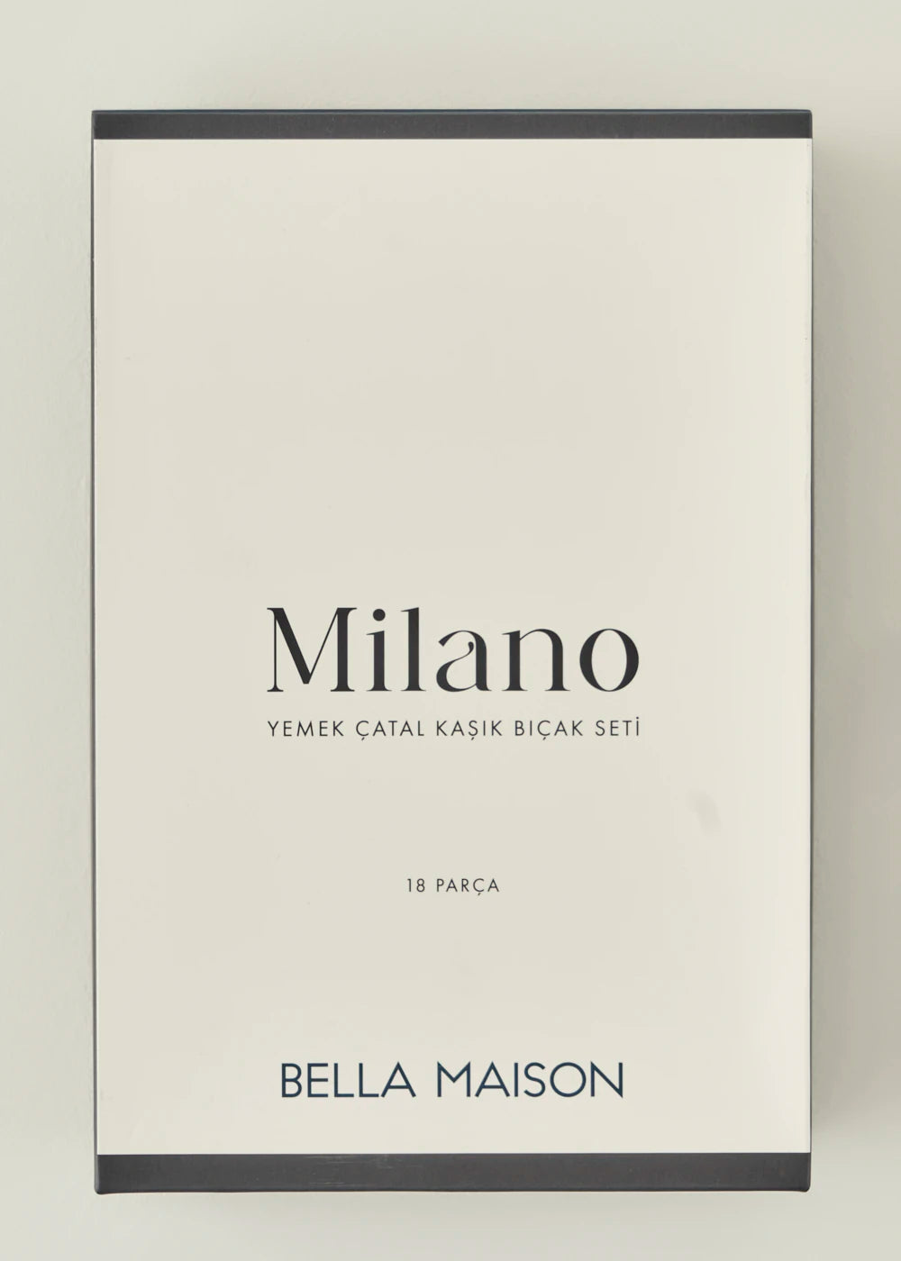 Milano 18 Parça Yemek Çatal Kaşık Bıçak Seti Gold - SİLVER - Çeşitli - 4