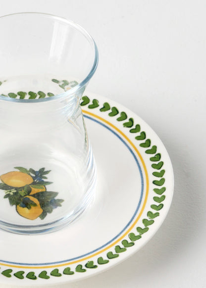 Lemoncello Porselen 6'lı Çay Bardağı Seti (170 cc) - 2