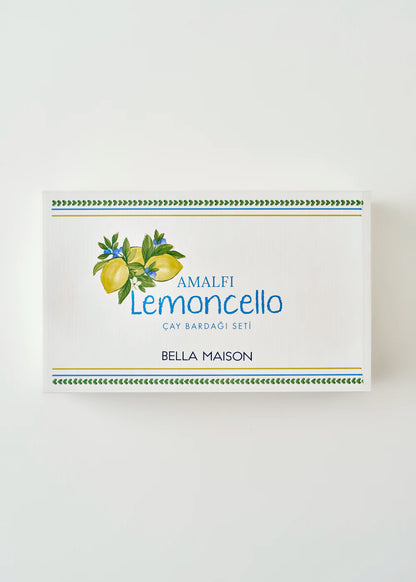 Lemoncello Porselen 6'lı Çay Bardağı Seti (170 cc) - 5