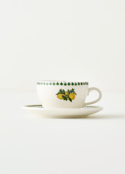 Lemoncello Porselen 2'li Çay Fincanı Seti (270 cc) - 4
