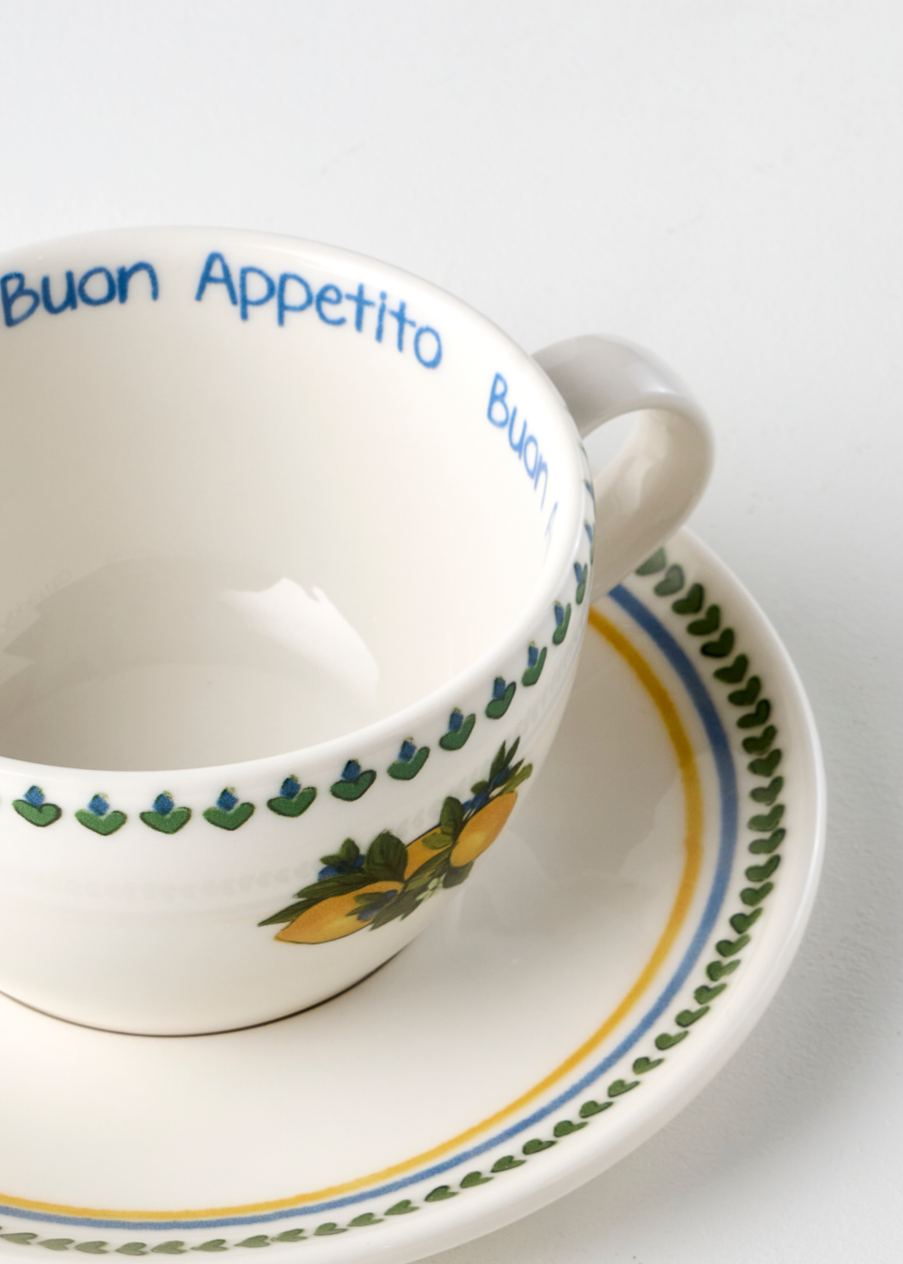 Lemoncello Porselen 2'li Çay Fincanı Seti (270 cc) - 5