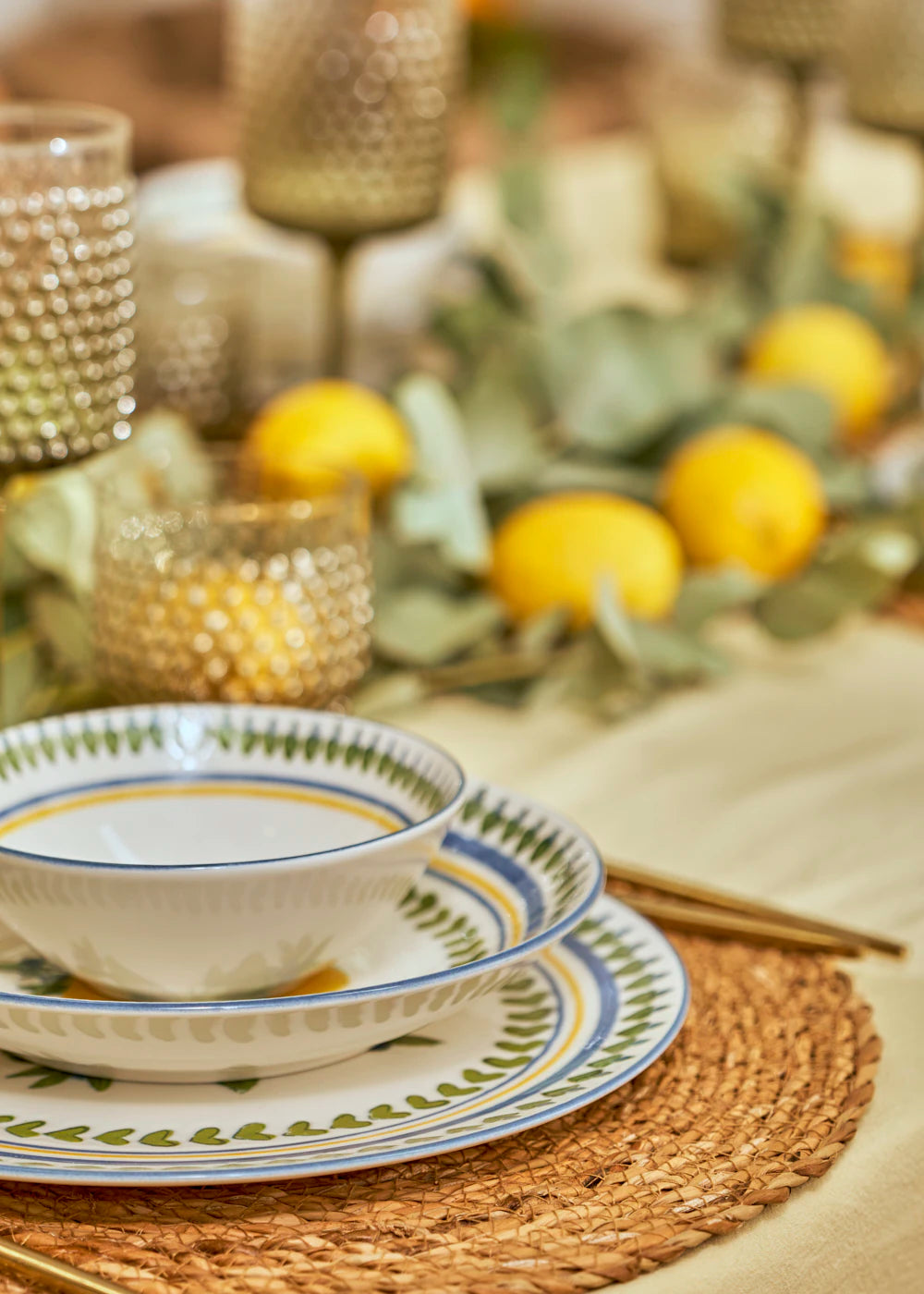 Lemoncello Porselen 24 Parça 6 Kişilik Yemek Takımı - 4