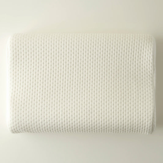 Boyun Destekli Ortopedik Visco Yastık Beyaz (55X35X12X10 cm)