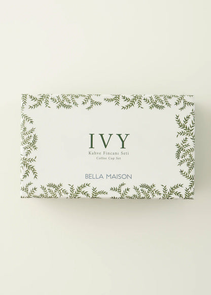Ivy Porselen 2'li Kahve Fincanı Seti (90 cc) - 5