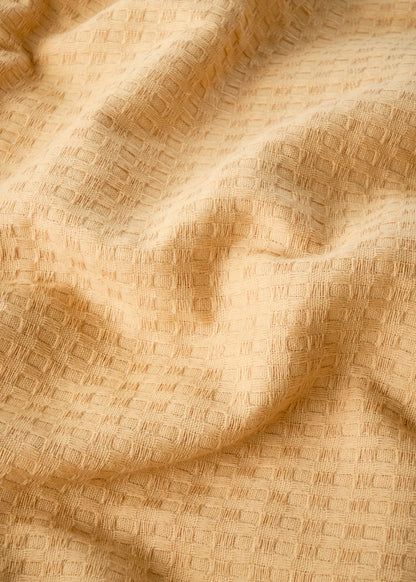 Stormi Pamuklu Çift Kişilik Waffle Pike Bej (200x220 cm)