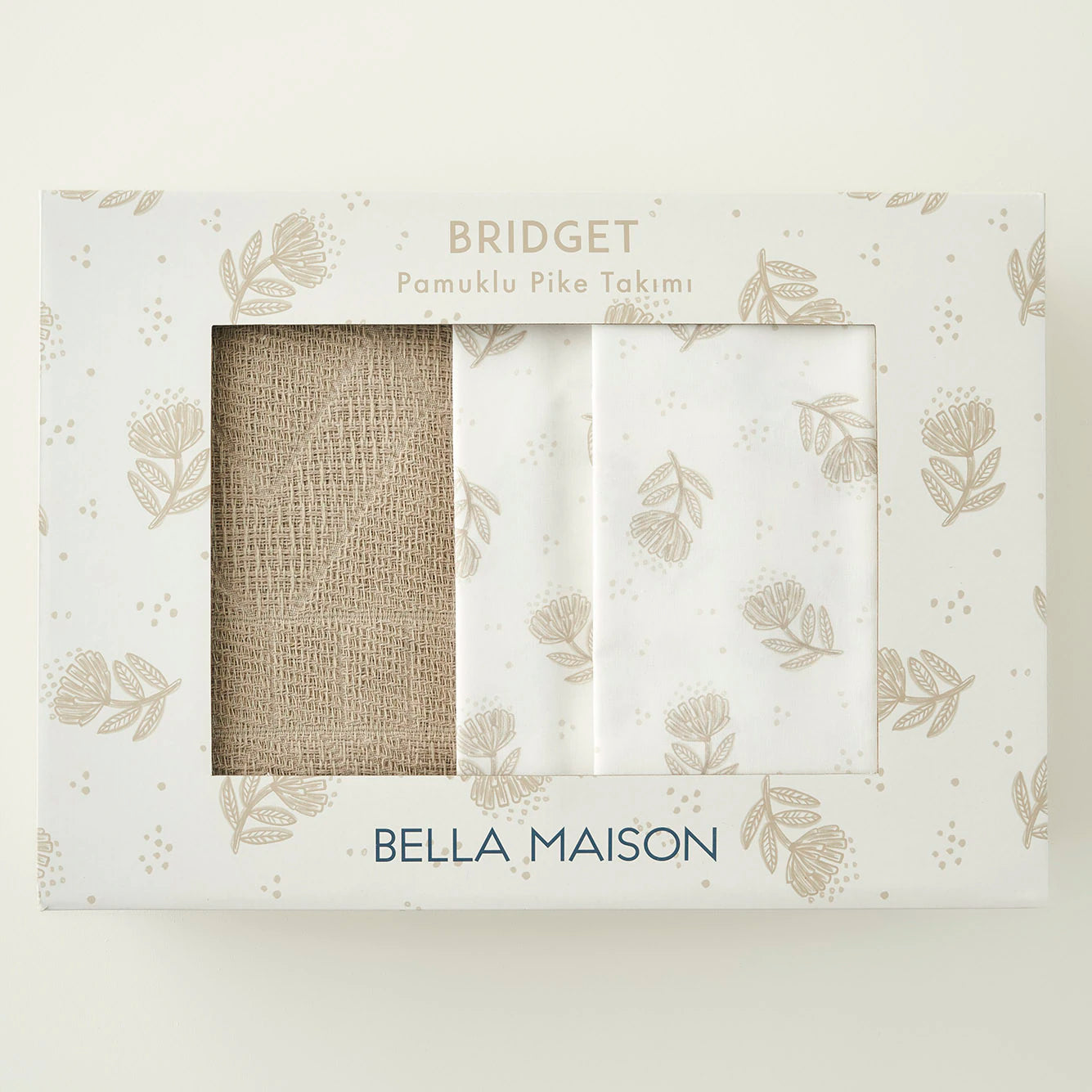 %100 Pamuk Bridget - 150x220 cm - BEJ 1 - 5