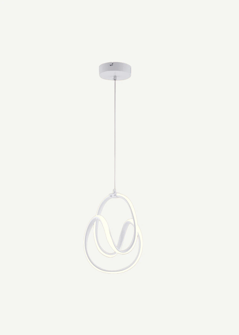 Ruby Led Sarkıt Avize Beyaz (75x30 cm)