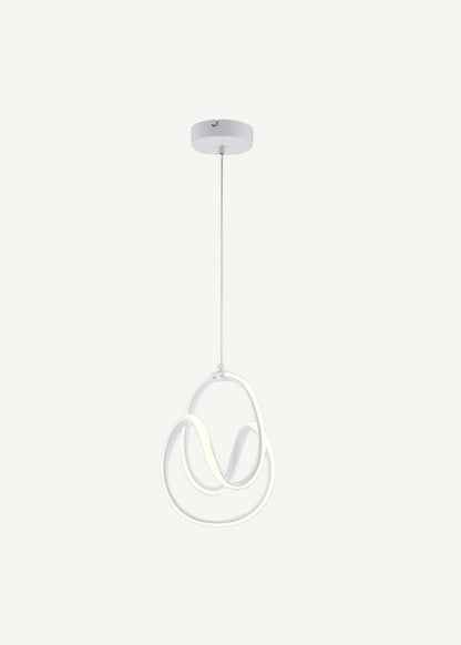 Ruby Led Sarkıt Avize Beyaz (75x30 cm)