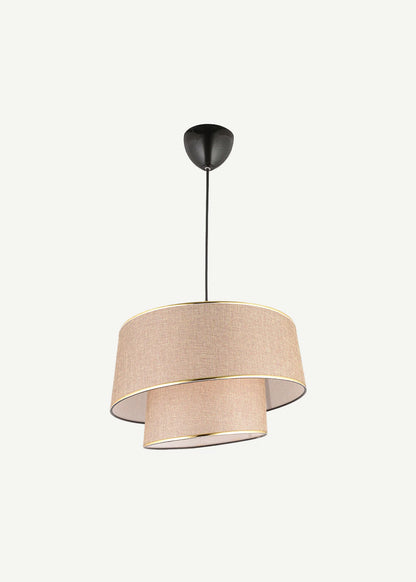 Levi 2 Katlı Sarkıt Avize Kahverengi (70x35 cm)