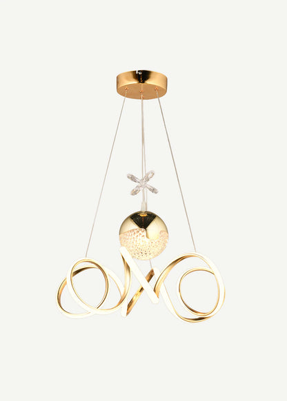 Enzo Led Sarkıt Avize Gold (40x70 cm)