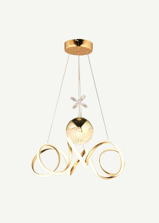 Enzo Led Sarkıt Avize Gold (40x70 cm)