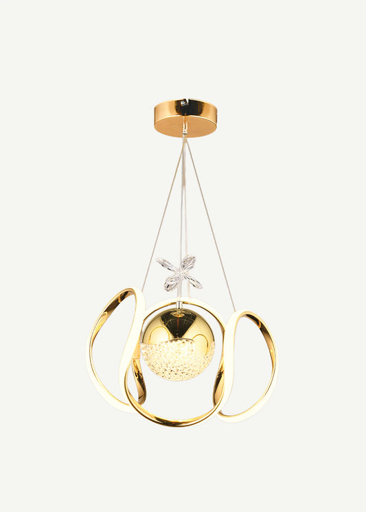 Bianca Led Sarkıt Avize Gold (28x70 cm)