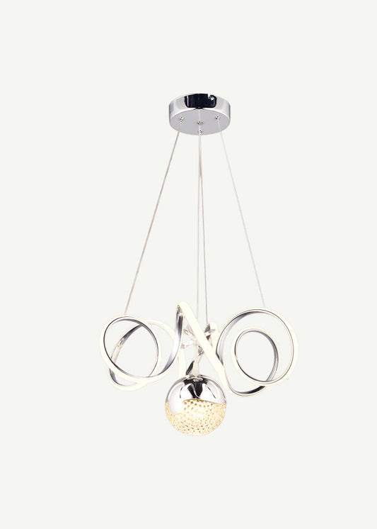 Enzo Led Sarkıt Avize Krom (40x70 cm)
