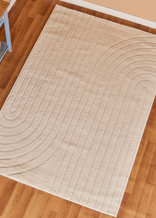 Alora Modern Halı Beyaz (120x180 cm)