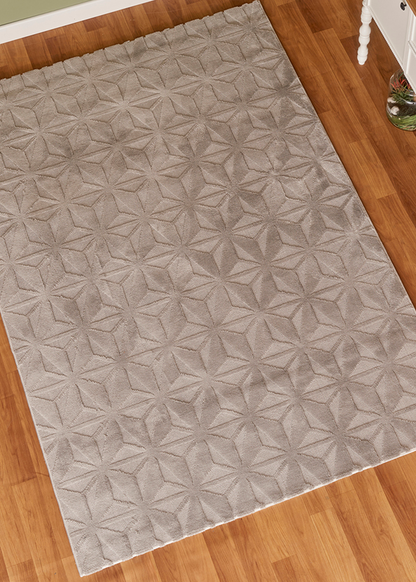 Tesio Modern Halı Beyaz (120x180 cm)