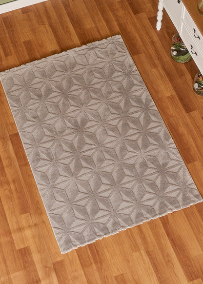 Tesio Modern Halı Beyaz (120x180 cm)