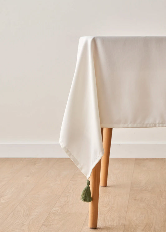 Basic Masa Örtüsü Beyaz (150x250 cm)