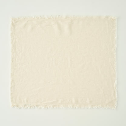 %100 Pamuk Olive Püsküllü Amerikan Servis Krem (35x45 cm) - 2