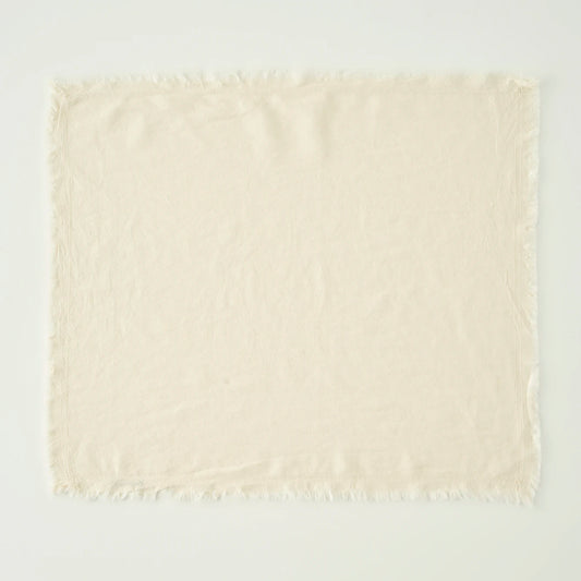 %100 Pamuk Olive Püsküllü Amerikan Servis Krem (35x45 cm)