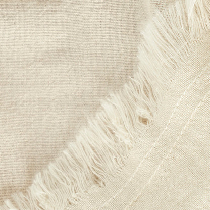 %100 Pamuk Olive Püsküllü Masa Örtüsü Krem (150x250 cm) - 3