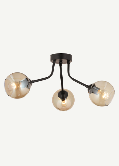 Jesscia 4'lü Silme Bal Camlı Avize Beyaz (66x32 cm)