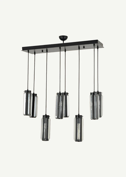 Lucielle 5'li Avize Siyah (30x80 cm) - 70x80 cm - SİYAH - 2
