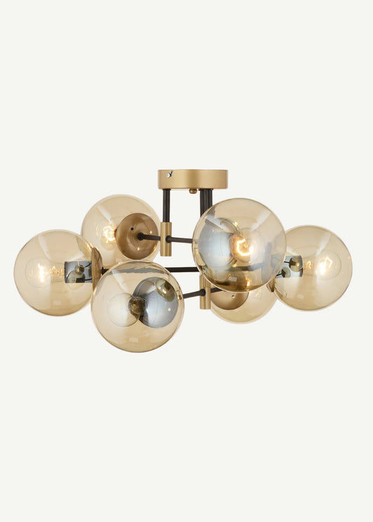 Cosmo 6'lı Avize Gold (35x70 cm)