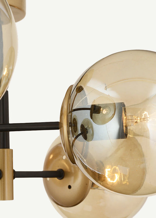 Cosmo 6'lı Avize Gold (35x70 cm)