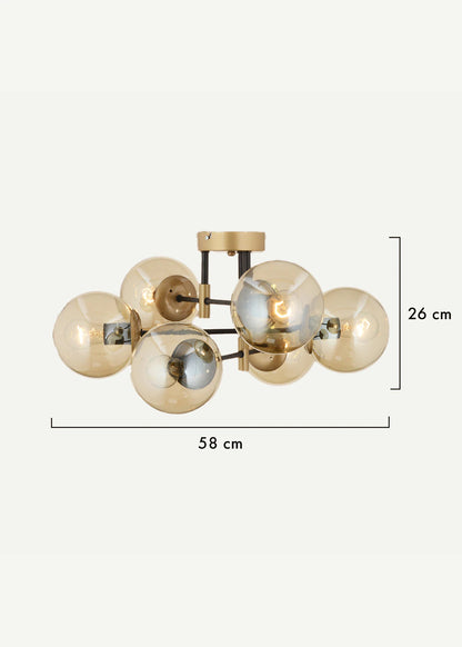 Cosmo Avize Gold (70x35 cm) - 6'lı - GOLD - 3