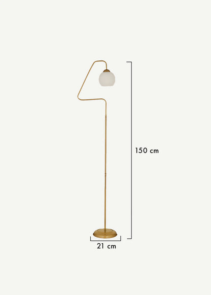 Miley Beyaz Camlı Lambader Eskitme (21x150 cm)