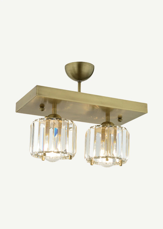Cooper 2'li Plafonyer Avize Eskitme (36x30 cm)