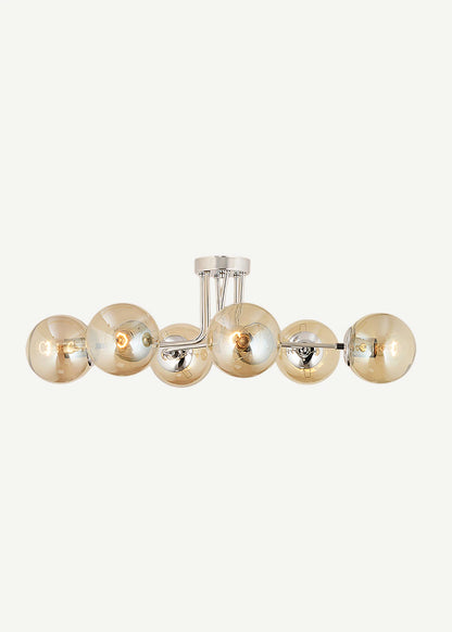 Joanne 6'lı Avize Gold (30x80 cm)