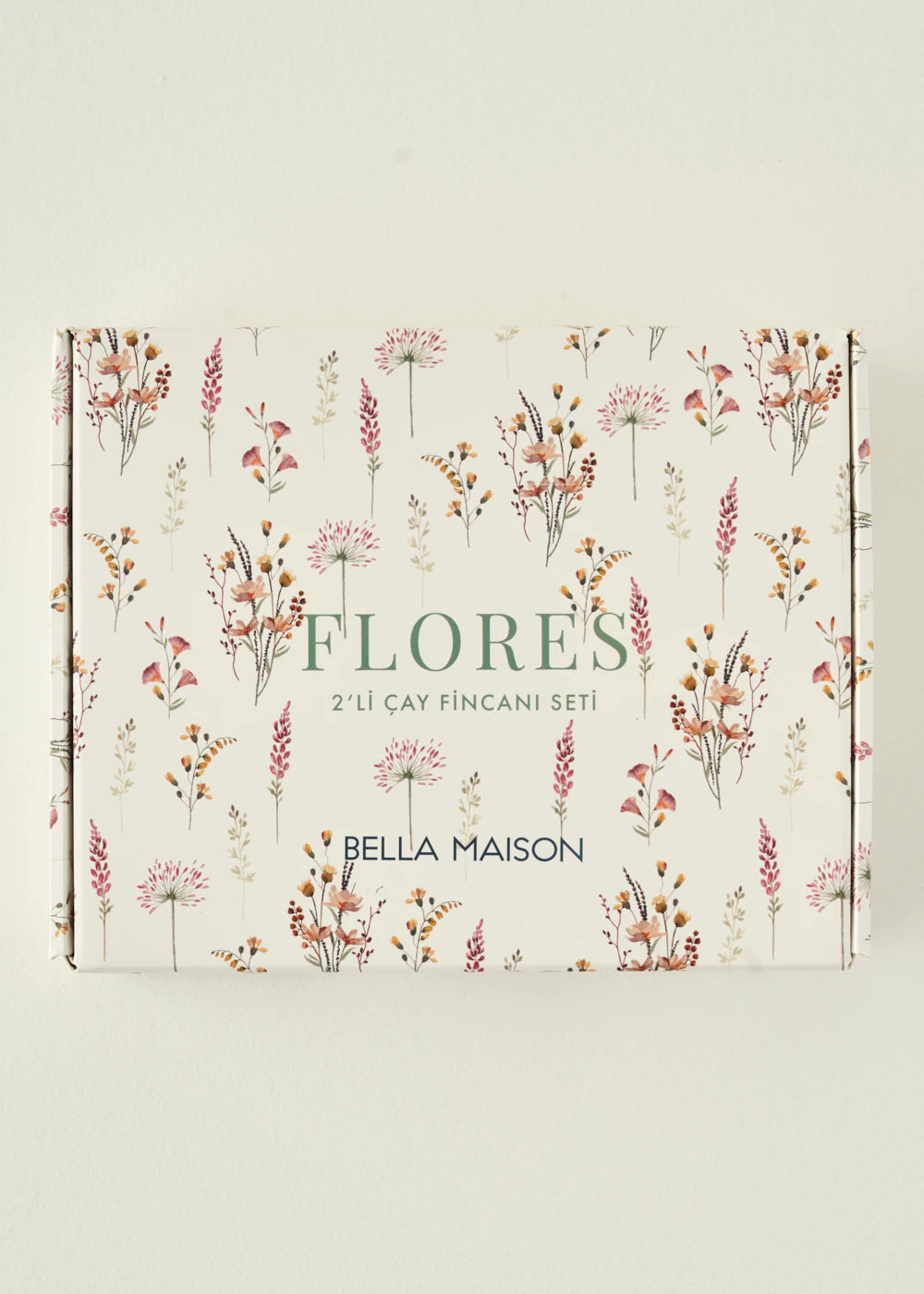 Flores Porselen 2'li Çay Fincanı Seti (180 cc) - 5