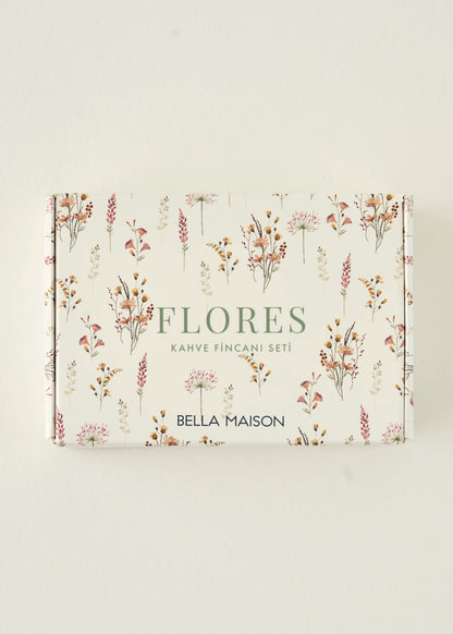 Flores Porselen 2'li Kahve Fincanı Seti (90 cc) - 6