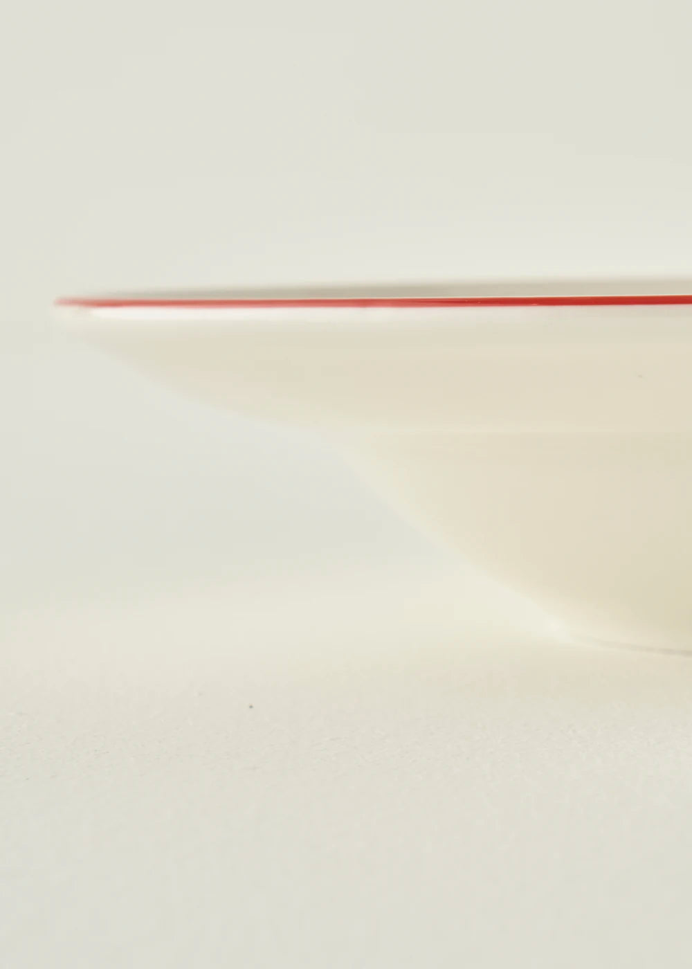 Line Porselen Makarna Tabağı Kırmızı (28 cm) - 3