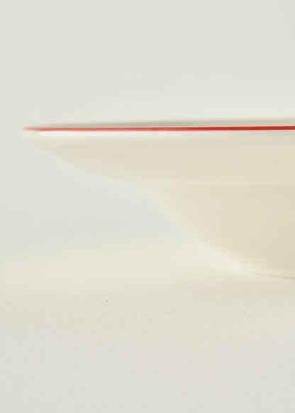Line Porselen Makarna Tabağı Kırmızı (28 cm)